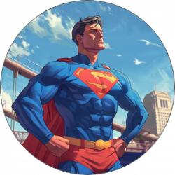 Pictu Hap Ehető papír Superman kézzel 19, 5 cm - Pictu Hap (pic9000553_kruh)