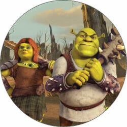 Pictu Hap Ehető papír Shrek és Fiona 19, 5 cm - Pictu Hap (pic9000732_kruh)