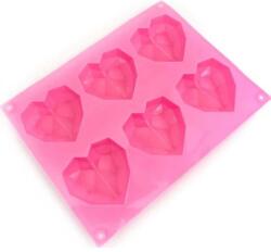 Happy Sprinkles Szilikon szív forma Diamond Hearts - Happy Sprinkles (HPsrdce)