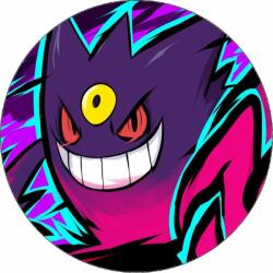 Pictu Hap Pokémon Haunter ehető papír 19, 5 cm - Pictu Hap (pic9000706_kruh)