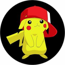 Pictu Hap Ehető papír Pikachu sapkában 19, 5 cm - Pictu Hap (pic9000704_kruh)