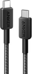 USB2.0 Type-C(apa) to USB2.0 Type-C(apa) 1, 8m (A81F6G11) ANKER fekete link kábel PD töltő
