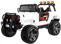 Jeep Monster elektromos terepjáró, 2 személyes, 4x4, 4x45W, 2x12V/7Ah - Fehér