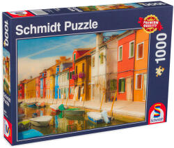 Schmidt Spiele Puzzle Schmidt din 1000 de piese - Case în Burano (58991)