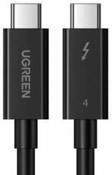 UGREEN US501 USB-C-USB-C kábel, Gen3, 100 W, 4K, 0, 8 m (fekete) (30389) - wincity