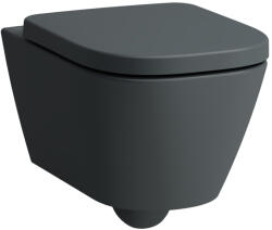 Laufen MEDA Fali WC `Advanced`, öblítőperem nélkül, mélyöblítéssel, "Silent Flush" öblítéssel Matt grafit H8201107580001 (H8201107580001)