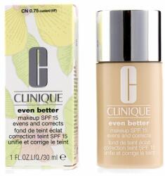 Clinique Clinique, Even Better, Paraben-Free, Hydrating, Liquid Foundation, CN0.75, Custard, SPF 15, 30 ml