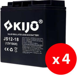 KIJO Cutie 4 acumulatori JS12-18 - KIJO JS12-18-BAX (JS12-18-BAX)