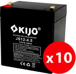 KIJO Cutie 10 acumulatori JS12-4.5 - KIJO JS12-4.5-BAX (JS12-4.5-BAX)