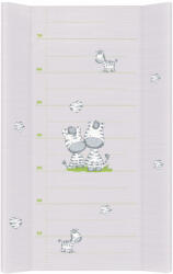 Ceba Baby Ceba pelenkázó lap merev 2 oldalú 50x80cm COMFORT zebra szürke - patikamra