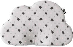 Zopa párna babáknak - laposfejűség elleni memóriahabos ergonomikus Felhõ alakú Pink stars - patikamra