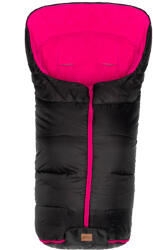 Fillikid bundazsák babakocsiba Eco big 1220-22 fekete pink béléssel - patikamra