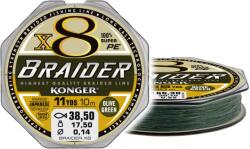 KONGER braider x8 olive green 0.10/10m (250012010) - nextfish