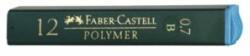 Faber-Castell Mină de grafit, B, 0, 7 mm, FABER-CASTELL, 12 bucăți