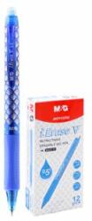 M&G Roller gel albastru/cauciuc M& G retractabil, vârf 0, 5 mm