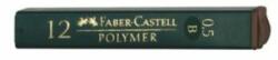 Faber-Castell Mină de grafit, B, 0, 5 mm, FABER-CASTELL, 12 bucăți