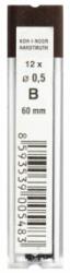 KOH-I-NOOR Grafit solid KOH-I-NOOR B / 0, 5 mm, 12 buc
