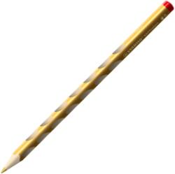 STABILO Creioane colorate, triunghiulare, pentru dreptaci, groase, STABILO "EASYcolors", aurii