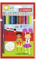 STABILO Creioane colorate, set 18 buc