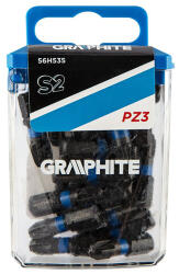 GRAPHITE Set biti de impact PZ3X25mm 1/4" 20buc. GRAPHITE 56H535 (56H535)