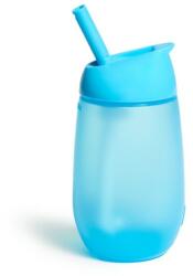 Munchkin Egyszerűen tisztítható szívószálas ivópohár 12 hó+ 296 ml (kék)