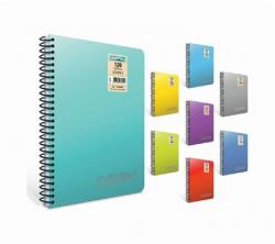 Spirálfüzet A/4 vonalas GIPTA Chromo PP borítással 120 lapos