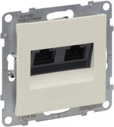 Legrand Priza dubla RJ45 STP CAT6A Legrand Suno ivoar 721255 (721255)