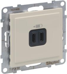 Legrand Priza USB tip C dubla 5V 15W Legrand Suno ivoar 721231 (721231)
