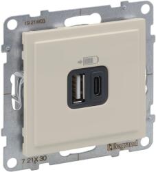 Legrand Priza USB tip A+C 5V Legrand Suno ivoar 721230 (721230)