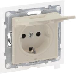 Legrand Priza schuko simpla cu capac 2P+T IP44 Legrand Suno ivoar 721223 (721223)
