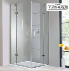HÜPPE Cabina de dus dreptunghiulara 80x100cm, usi batante, Huppe Aura, tratata anticalcar, 400508.087. 322 (400508.087.322)