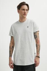 G-Star Raw pamut póló szürke, férfi, sima - szürke XL - answear - 16 990 Ft