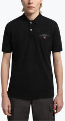 Napapijri Tricou polo barbati din bumbac Elbas cu croiala Regular Fit negru (FI-NP0A4GDL-ELBAS-SS-4_4103535)