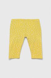 United Colors of Benetton gyerek legging sárga, mintás - sárga 82 - answear - 2 790 Ft