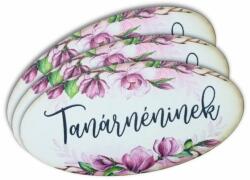 Nyomtatott dekorkarton - Tanárnéninek ovál tábla 3db - kosarbolt