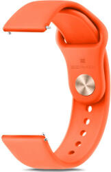 Bermek Curea pentru Galaxy Watch 6, Galaxy Watch 5 Pro, Galaxy Watch 5, Galaxy Watch 4, Huawei Watch GT 3 42mm, 20mm, silicon, portocaliu (B-FITBAND009)