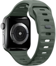 Bermek Curea Apple Watch Ultra, SE, Seriile 3, 4, 5, 6, 7, 8, 9, marimi 42mm/ 44mm/ 45mm/ 49mm, silicon, verde (B-FITBAND027)