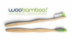WooBamboo Bambusz fogkefe felnőtteknek -Woobamboo-medium - 1 db