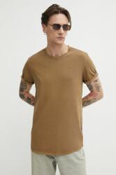 G-Star Raw pamut póló x Sofi Tukker bézs, férfi, sima - barna XL