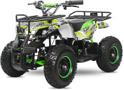 Hollicy ATV electric pentru copii NITRO Torino Quad 1200W 48V Big Tyre, culoare Green Grafiti