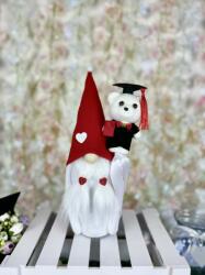 Manó Világ Ballagási Manó| Piros | Ballagási Macival