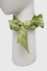 Elisabetta Franchi selyem kendő zöld, mintás - zöld Univerzális méret