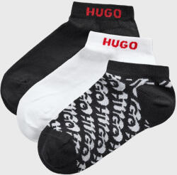 HUGO BOSS 3PACK Șosete HUGO Logo Allover multicolor 35-38