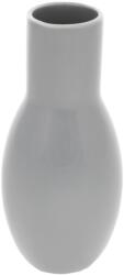 4-Home Vaza din ceramică Belly, 9 x 21 x 9 cm, gri