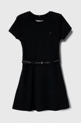Tommy Hilfiger gyerek ruha sötétkék, mini, harang alakú - sötétkék 152 - answear - 25 990 Ft