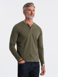 Ombre Clothing Henley Tricou Ombre Clothing | Verde | Bărbați | M