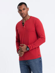 Ombre Clothing Henley Tricou Ombre Clothing | Roșu | Bărbați | S