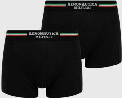 Aeronautica Militare boxeralsó (2-pack) fekete, férfi - fekete M - answear - 8 390 Ft