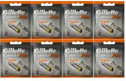 Gillette Casete de rezervă pentru aparat de ras, 10 buc. - Gillette Contour Plus 10 buc