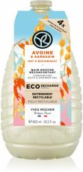 Yves Rocher Bain de Nature gel de duș rezervă Oat & Buckwheat 600 ml